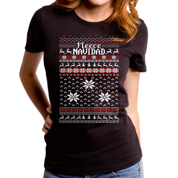 Christmas Fleece Navidad Women's Short Sleeve T-Shirt