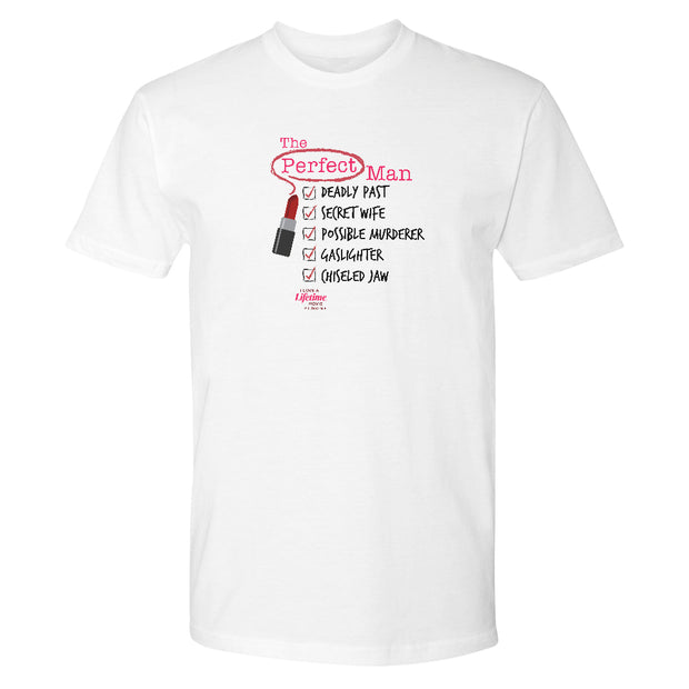 I Love a Lifetime Movie The Perfect Man Checklist Adult Short Sleeve T-Shirt
