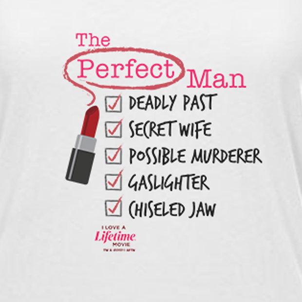 I Love a Lifetime Movie The Perfect Man Checklist Women's Racerback Tank Top