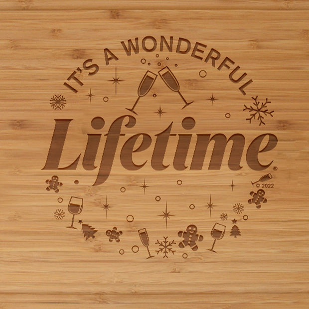 Lifetime It's a Wonderful Lifetime Laser Engraved Cutting Board