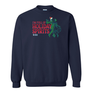 Lifetime Movies Holiday Full of Holiday Spirits Fleece Crewneck Sweatshirt