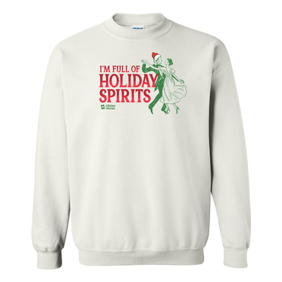 Lifetime Movies Holiday Full of Holiday Spirits Fleece Crewneck Sweatshirt