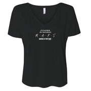 Married at First Sight I'd Rather Be Watching MAFS Women's Relaxed V-Neck T-Shirt