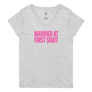 Married at First Sight Logo Women's Recycled V-Neck T-Shirt